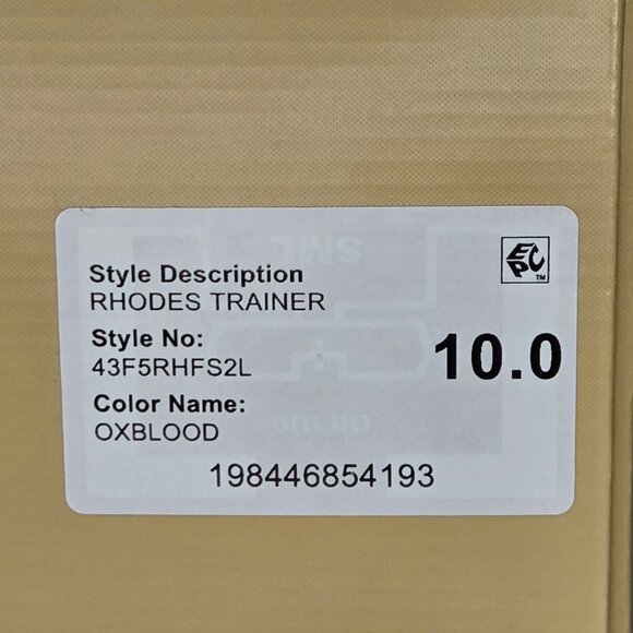 NWOT Michael Kors Women's Rhodes Trainer, Oxblood, 10 - Picture 6 of 7